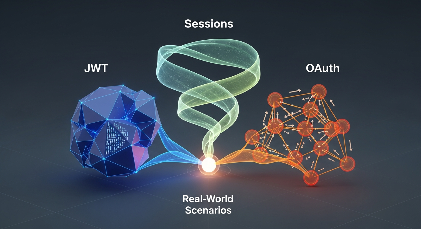 Comparing JWT, Sessions, and OAuth in Real-World Scenarios
